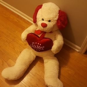 Valentines Day Stuffed Dog